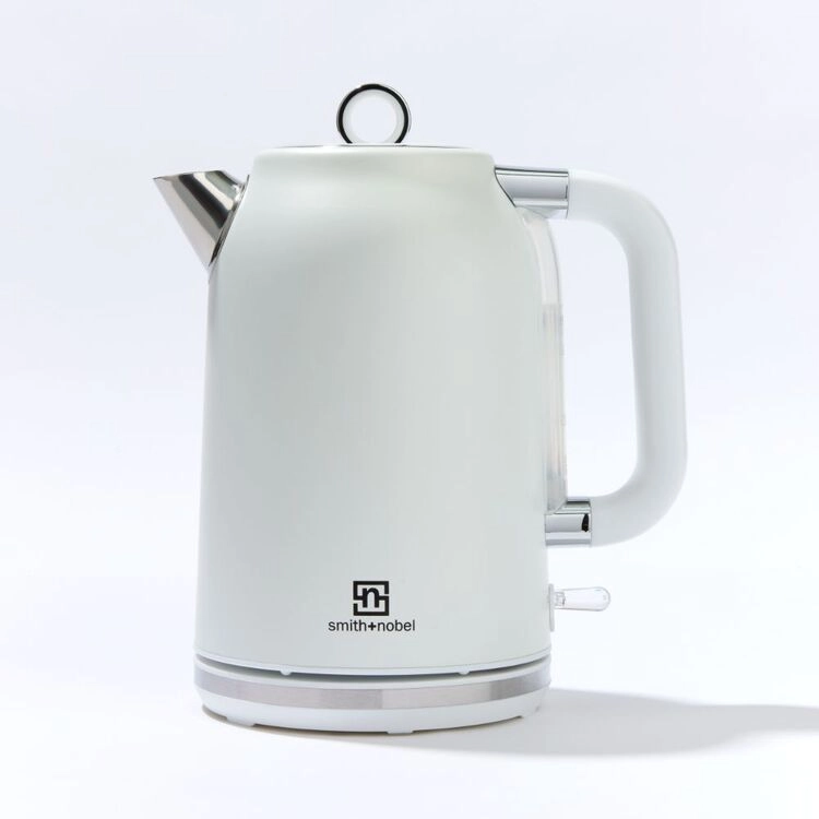 Smith + Nobel 1.7 L Kettle Matte White With Chrome SNK30W