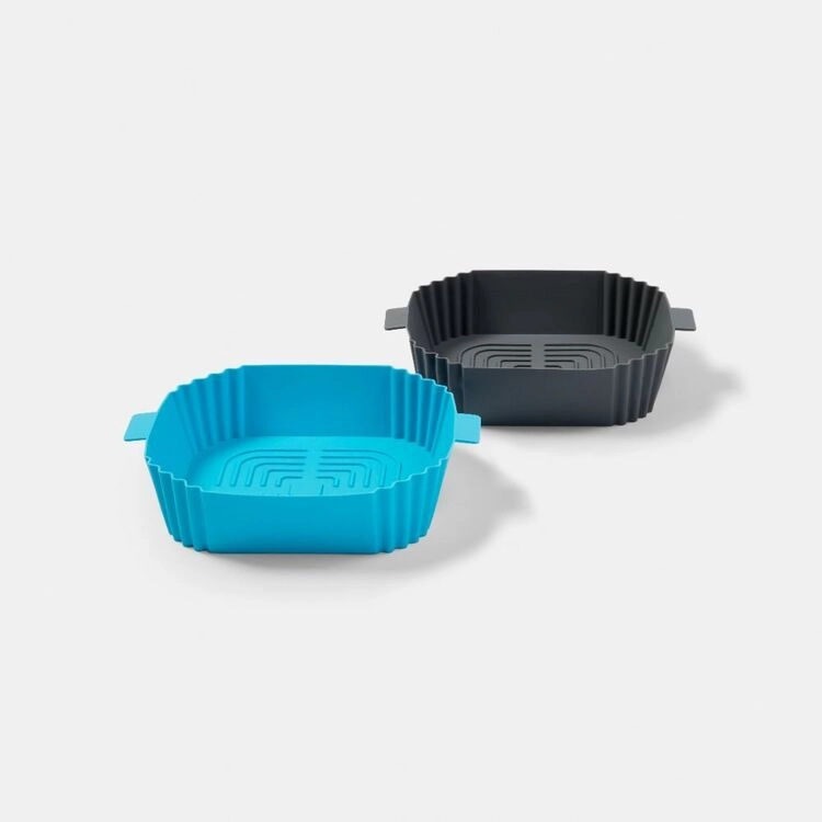 Smith + Nobel Reusable Silicone Air Fryer Baking Tray 2 Pack AFBT2PK