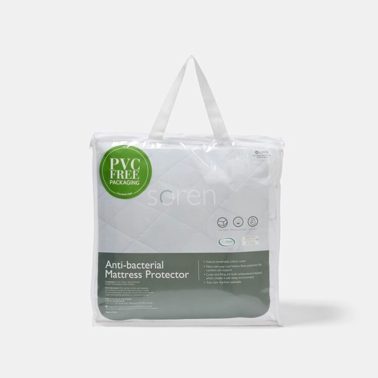 Soren Anti-Bacterial Mattress Protector Queen