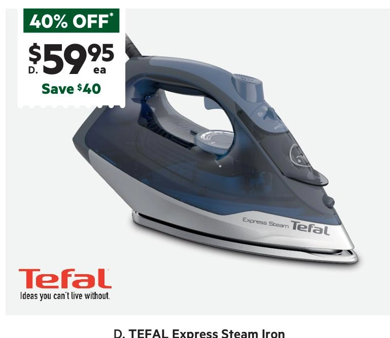 Tefal Express Steam Iron FV2868