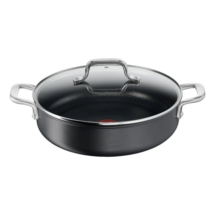 Tefal Premium Specialty 30 cm Hard Anodised Induction Chef Pan with Lid