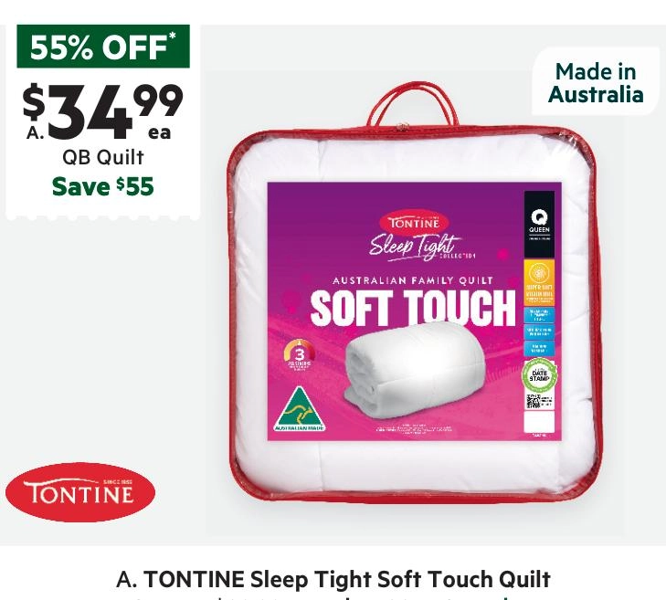 Tontine Sleep Tight Soft Touch Quilt