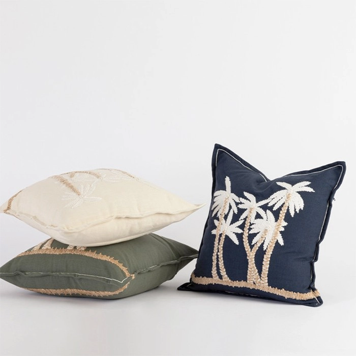 Barbados Feather Cushion by M.U.S.E.