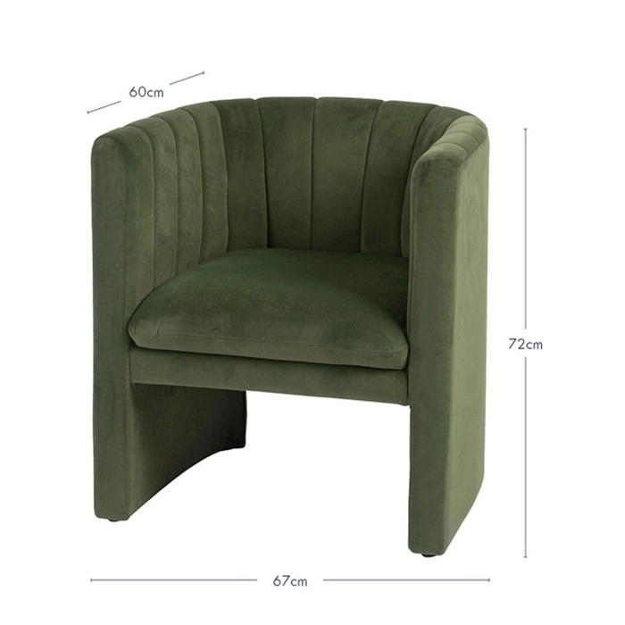 Bentley Velvet Chair by M.U.S.E.