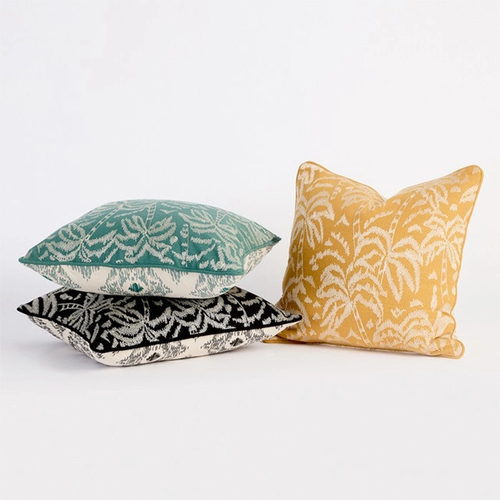 Calle Ikat Reversible Square Cushion by M.U.S.E.