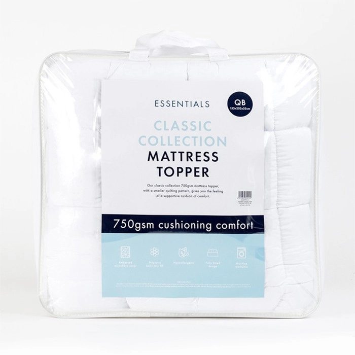 Classic Collection 750gsm Mattress Topper by Essentials