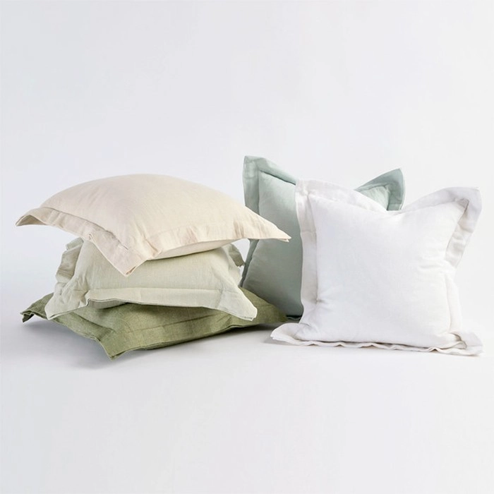 Frankie Feather Plain Square Cushion by M.U.S.E.