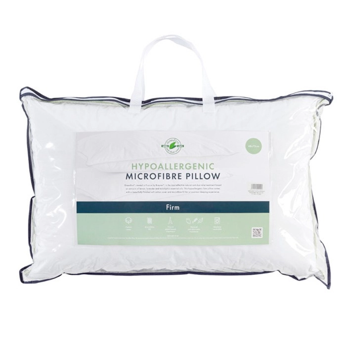 Hypoallergenic Microfibre Firm Pillow by Greenfirst®