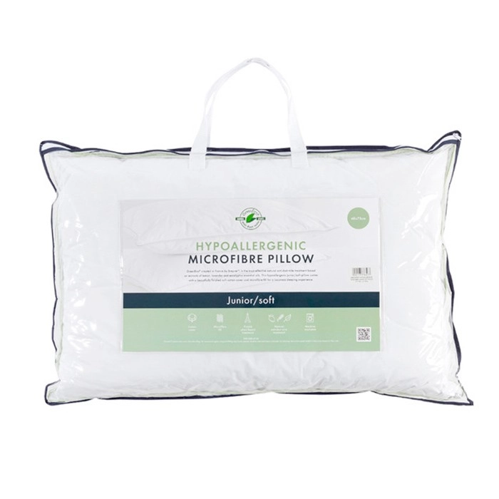 Hypoallergenic Microfibre Junior/Soft Pillow by Greenfirst®