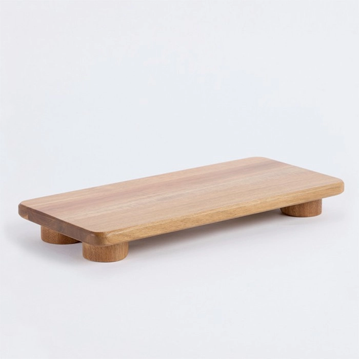 Marbella Acacia Footed Serving Board by M.U.S.E.