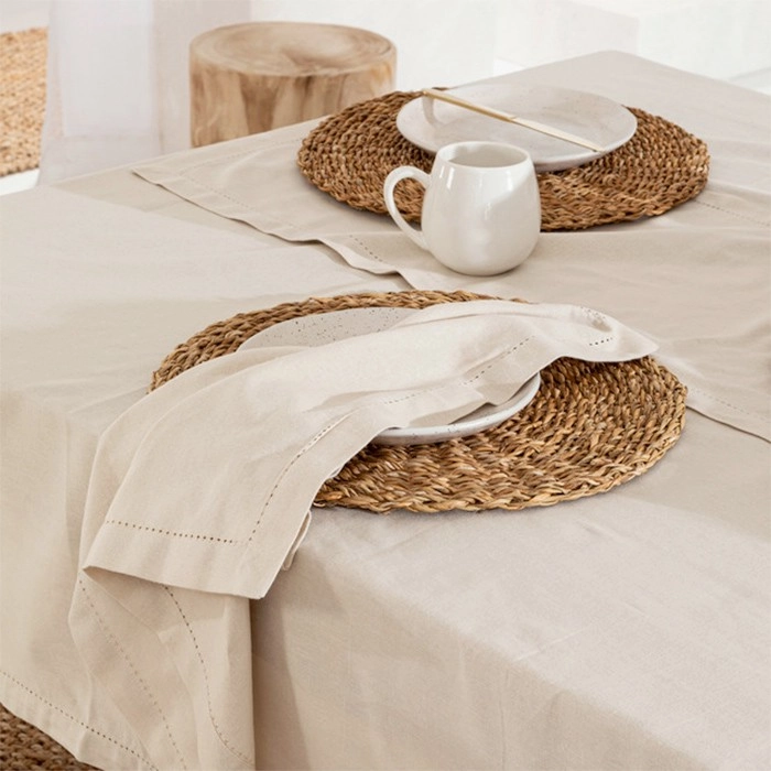 Pelham Natural Cotton Table Linen Range by Habitat