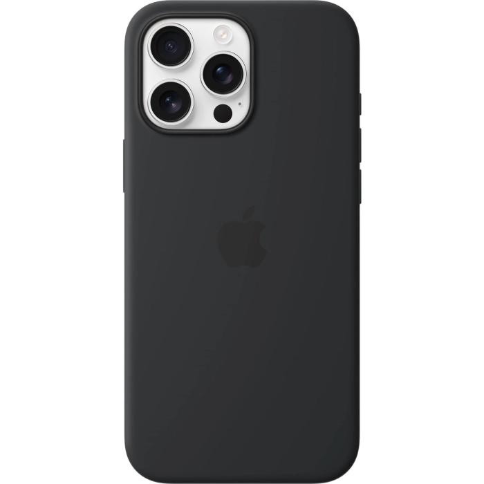 Apple iPhone 16 Pro Max Silicone Case with MagSafe (Black)