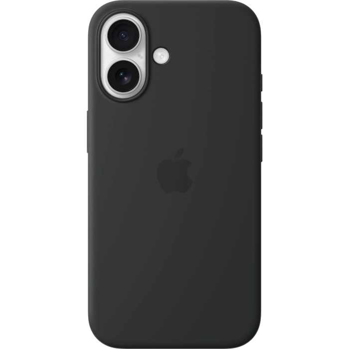 Apple iPhone 16 Silicone Case with MagSafe (Black)