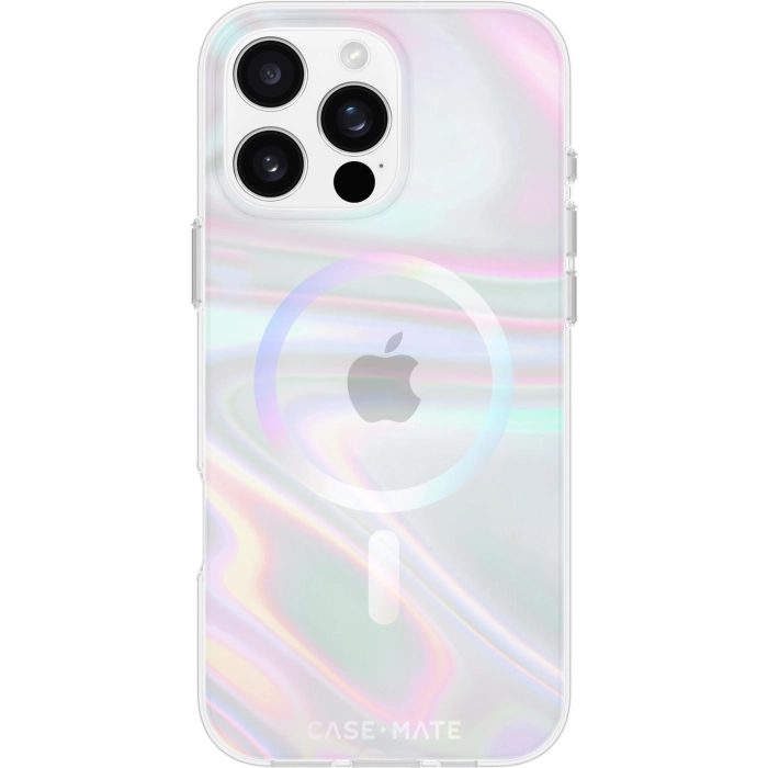 Case-Mate Soap Bubble MagSafe Case for iPhone 16 Pro Max (Iridescent)