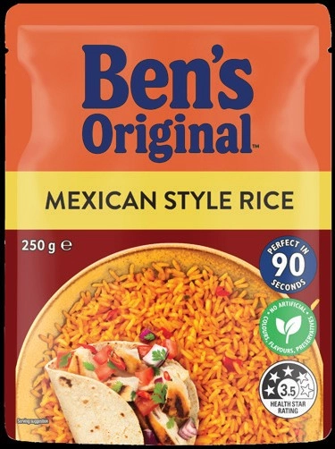 Ben’s Original Rice 240‑250g Selected Varieties