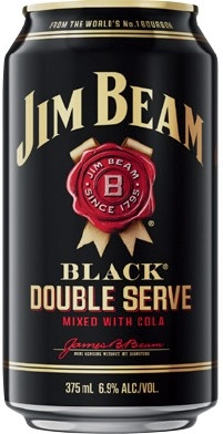 Jim Beam Black Double Serve 6.9% 10 Pack