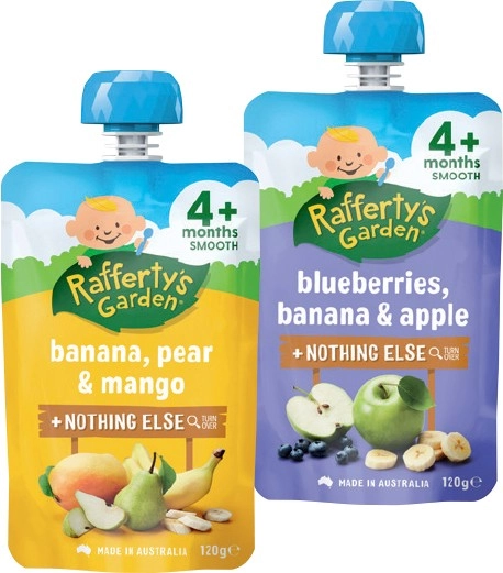 Rafferty’s Garden Baby Food 120g Selected Varieties