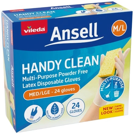 Ansell Handy Clean Disposable Gloves 24 Pack