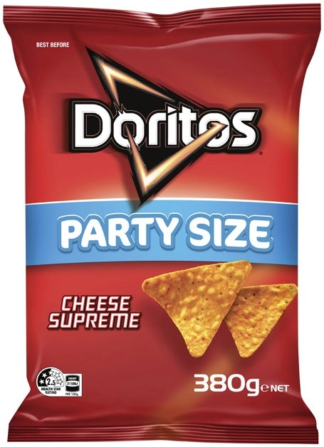 Doritos Corn Chips 380g, Smith’s Crinkle Cut 380g or Red Rock Deli Chips 290g Selected Varieties