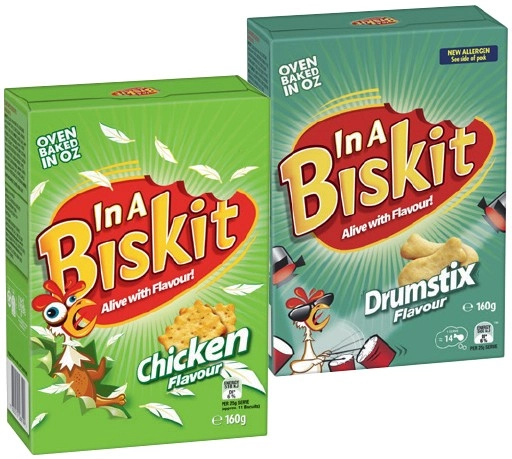 In A Biskit Flavoured Crackers 160g Selected Varieties