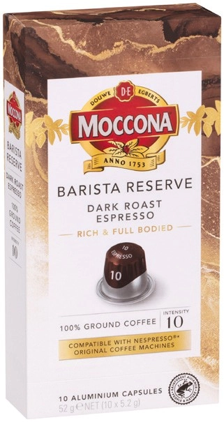 Moccona Barista Reserve Coffee Capsules 10 Pack Selected Varieties