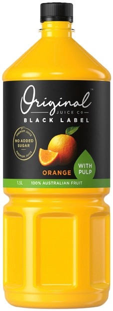 Original Juice Co Black Label Orange Juice 1.5 Litre Selected Varieties