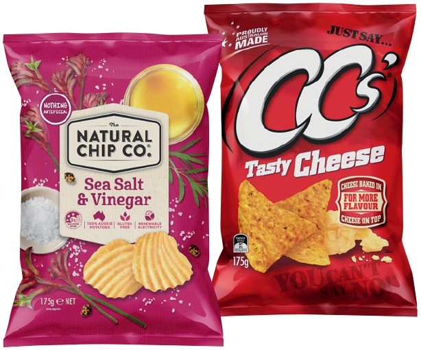 The Natural Chip Co.175g, CC’s Corn Chips 175g or Cornados 110g Selected Varieties