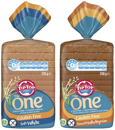 Tip Top The One Gluten Free White or Wholegrain Bread 550g