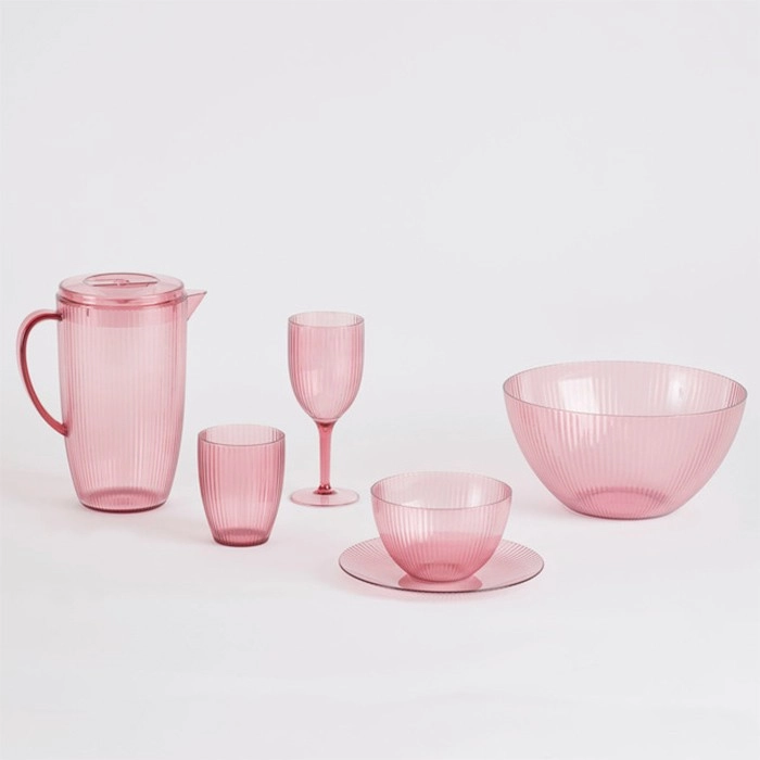 Aria Pink Outdoor Tableware Range by Pillow Talk