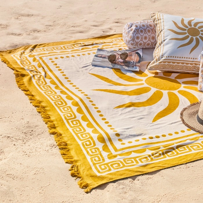 Azalea Sun Beach Blanket by Pillow Talk