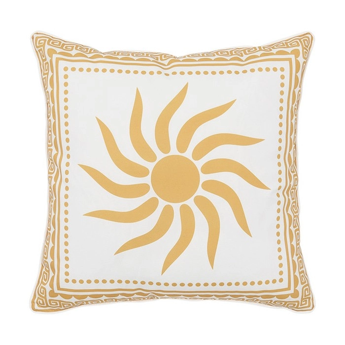 Azalea Sun Border Outdoor Cushion by Pillow Talk