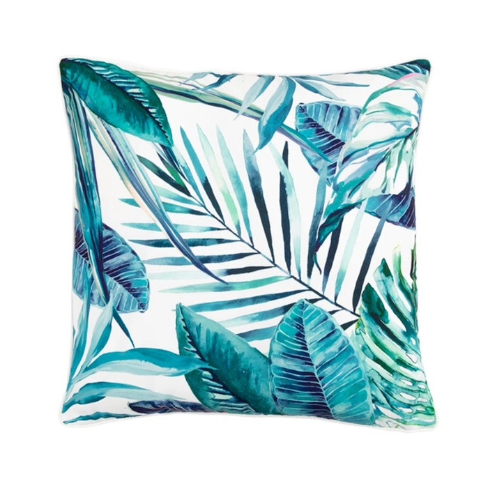 Jungle Outdoor Small Square Cushion by Pillow Talk