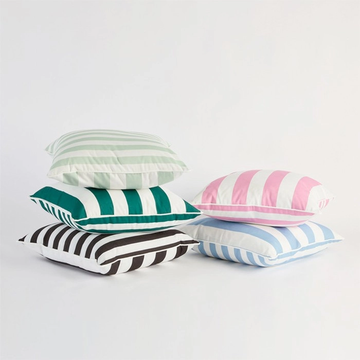 Marlowe Stripe Outdoor Cushion by Pillow Talk