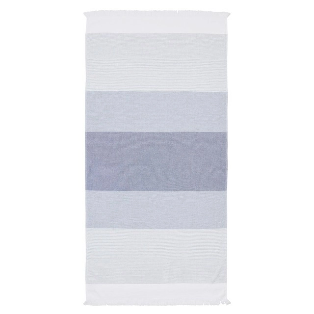 Sundays Antibes Pink Stripe Turkish Beach Towel by Pillow Talk