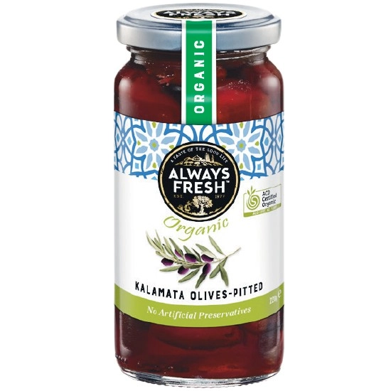 Always Fresh Organic Olives 220g