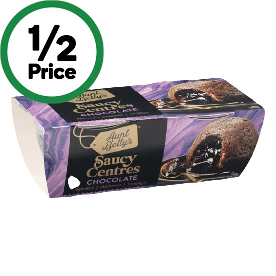 Aunt Betty's Saucy Centres 100g x Pk 2