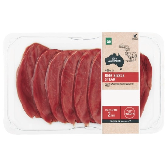 Australian Beef Sizzle Steak 400g