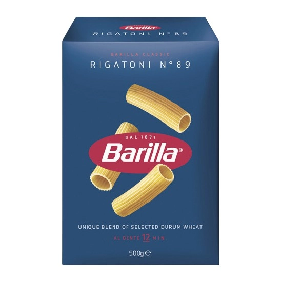 Barilla Rigatoni No 89 Pasta 500g