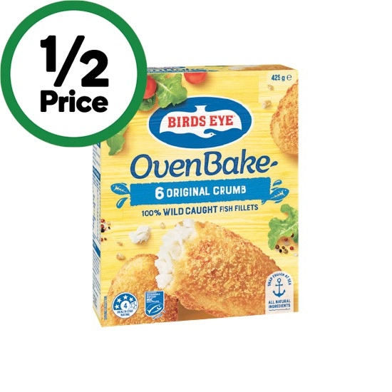 Birds Eye Oven Bake Fish 425g – From the Freezer