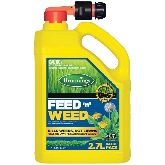 Brunnings Feed 'n' Weed Hose-on 2.7 Litre