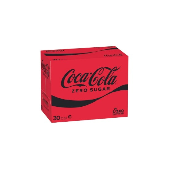 Coca-Cola Classic, Diet or Zero Soft Drink Varieties 30 x 375ml