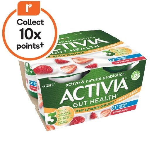 Danone Activia Probiotic Yoghurt 4 x 125g – From the Fridge