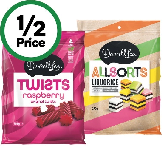 Darrell Lea Liquorice, Batch 37 or All Sorts 220-280g