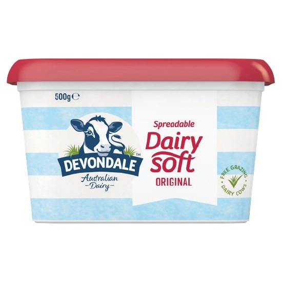 Devondale Butter Dairy Soft 500g