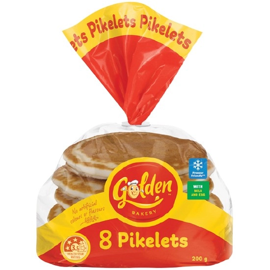 Golden Pikelets 200g Pk 8