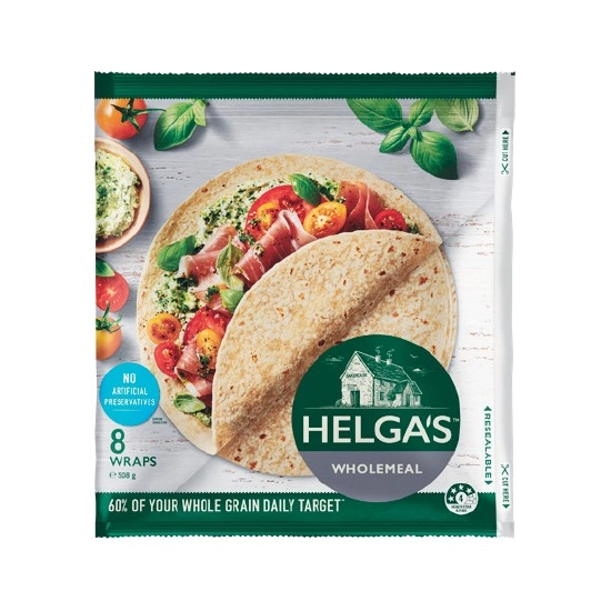 Helga’s Wrap Varieties 445-508g Pk 7-8 – Excludes Lower Carb