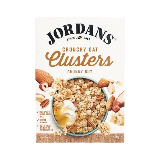 Jordans Muesli, Clusters or Granola 500-750g, or Dorset Granola 450g