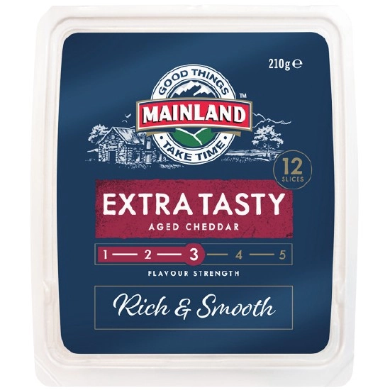 Mainland Cheese Slices 180-210g – From the Fridge