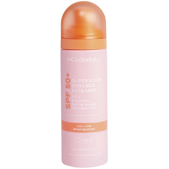 MCoBeauty Super Glow 3 in 1 Invisible Face Mist SPF50+ 90ml~