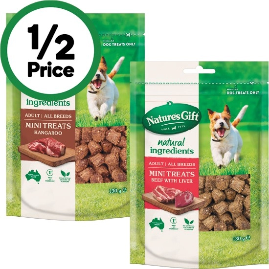 Nature's Gift Mini Dog Treats 130g